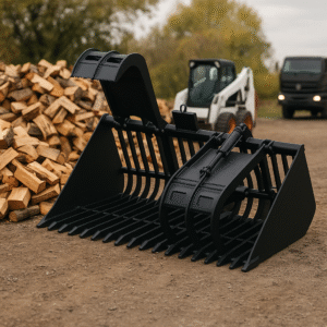 Top Dog Skid Steer Firewood Grapple