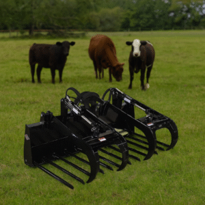 Top Dog Skid Steer Manure Fork Grapple