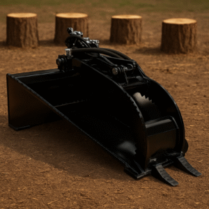 Top Dog Skid Steer Stump Bucket