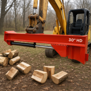 TM Manufacturing Heavy Duty Excavator Log Splitter