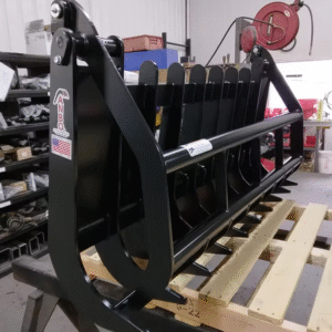 ANBO Manufacturing 60 HP Skid Steer Grapple Rake