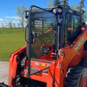 Skid Steer Doors of North America Kubota SSV Series 1/2" Polycarbonate Skid Steer Door