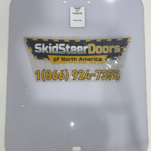 Skid Steer Doors of North America Kubota SVL Rollup Series 1/4" Polycarbonate Skid Steer Door