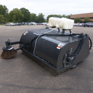 Haugen Skid Steer Pick-Up Broom with Water Kit