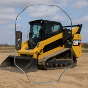 Shields CAT D Series 1/2" Polycarbonate Skid Steer Door