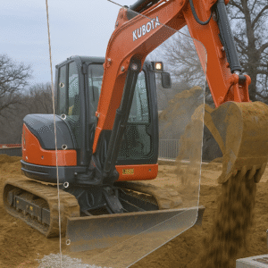 Shields Kubota KX080-4 1/2" Poly Excavator Door - Upper
