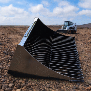 Top Dog Skid Steer Heavy Duty Rock Bucket