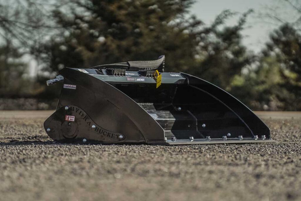 CMP Skid Steer Hydra Bucket | Forge Attachments