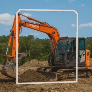 Shields Hitachi Compact Polycarbonate Excavator Door - Upper