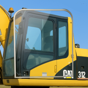 Shields CAT C & D Series 1/2" Polycarbonate Excavator Door - Upper