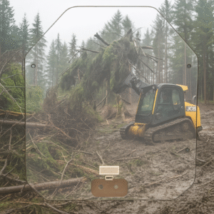 Shields JCB Bottom or Side Wiper 1/2" Polycarbonate Door