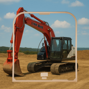 Shields Linkbelt X4 Series 1/2" Polycarbonate Excavator Door - Upper