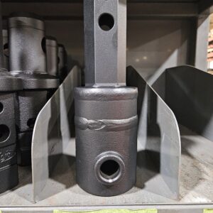 Digga 2 9/16" Round Female - 2" Hex Male Auger Adapter