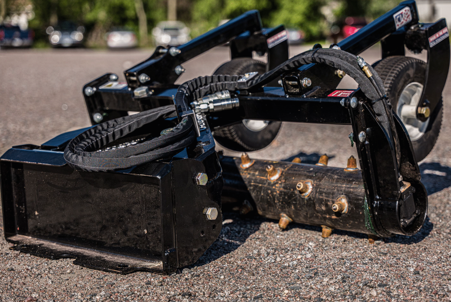 CMP Mini Skid Steer Hydra Rake | Forge Attachments