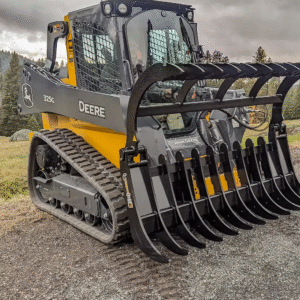 ANBO Manufacturing 120 HP Skid Steer Grapple Rake