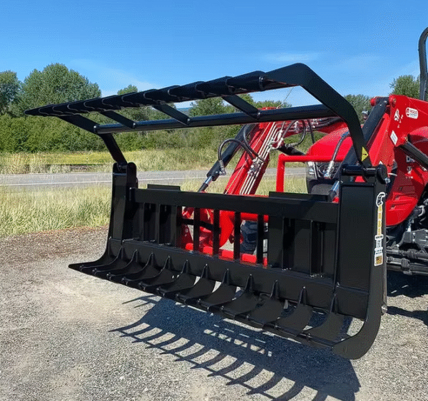 ANBO Manufacturing Sub-Compact Grapple Rake | Forge Attachments