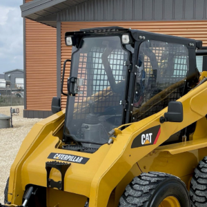 Skid Steer Doors of North America CAT A&B Series Gen 2.0 1/2" Polycarbonate Skid Steer Door Kit